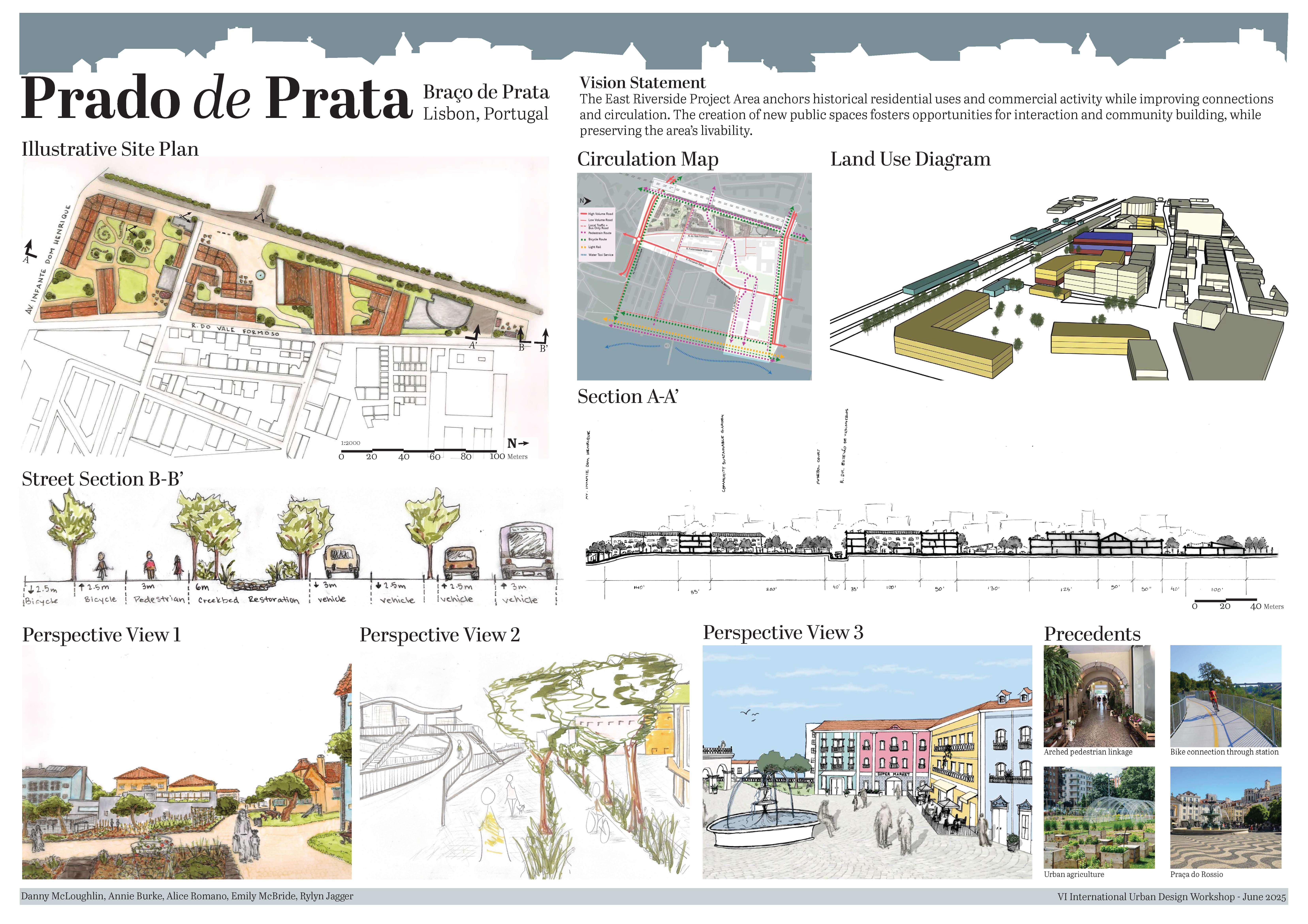Prado de Prata — Lisbon urban design poster